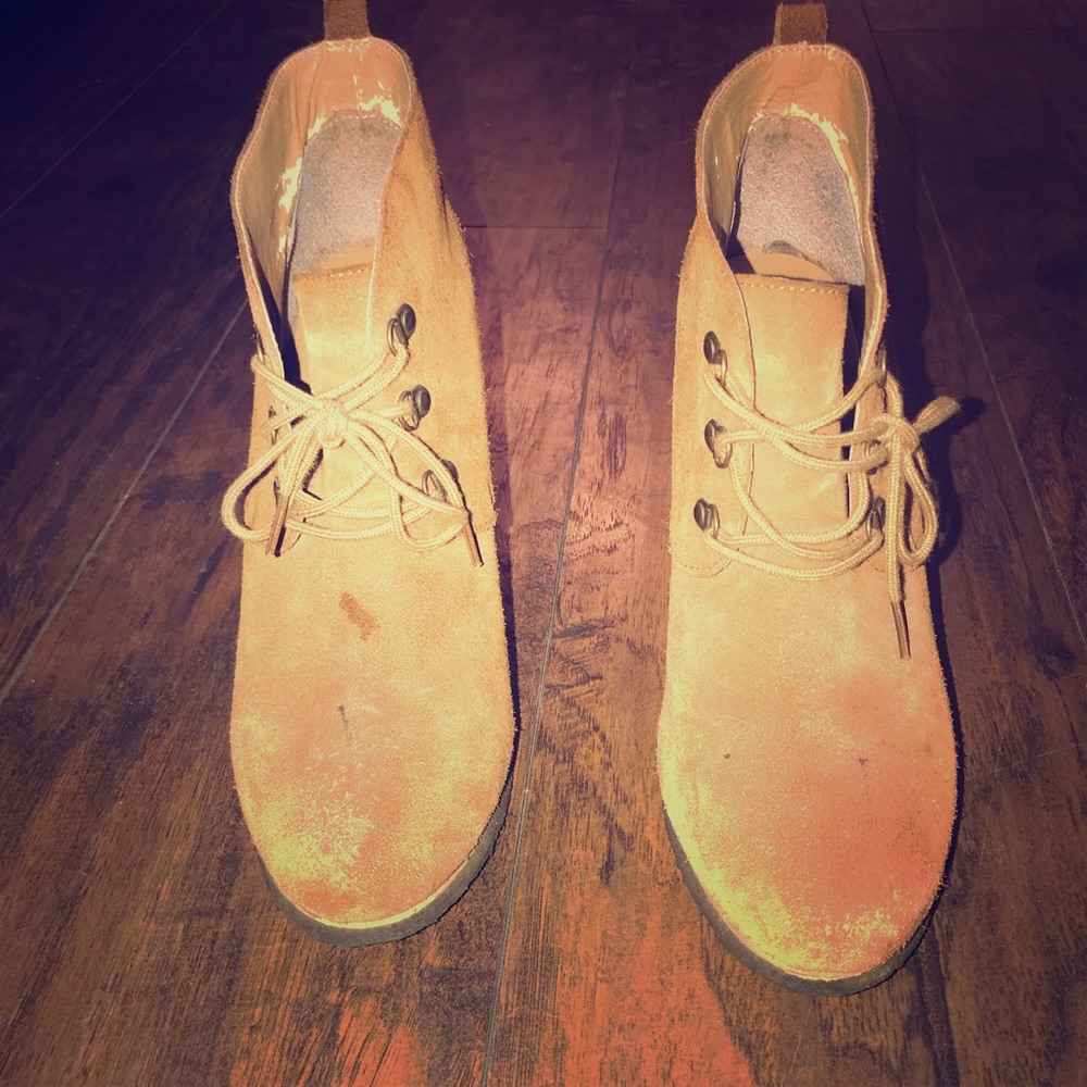 Steve Madden ankle booties wedges